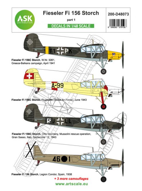 Art Scale - 1/48 Fieseler Fi 156 Storch part 1