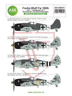   Art Scale - 1/48 Focke-Wulf Fw 190A-8/R2 part 1 - JG 3 Butcherbirds /  Fw 190A-8 Rammjäger