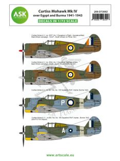   Art Scale - 1/72 Curtiss Mohawk IV over Egypt and Burma 1941-1943