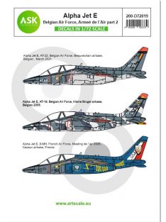   Art Scale - 1/72 Alpha Jet E Belgian Air Force and Armeé de l'Air part 2