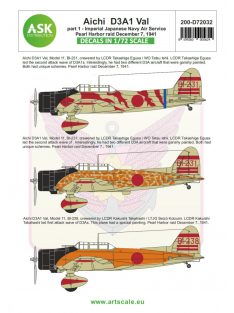   Art Scale - 1/72 Aichi D3A1 Val part 1 - Pearl harbor raid, 7. December 1941