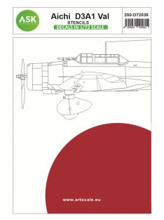 Art Scale - 1/72 Aichi D3A1 Val - Stencils