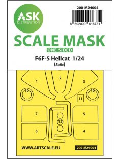   Art Scale - 1/24 F6F-5 Hellcat one-sided express masks for Airfix