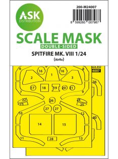   Art Scale - 1/24 Spitfire Mk.VIII double-sided express fit masks for Airfix