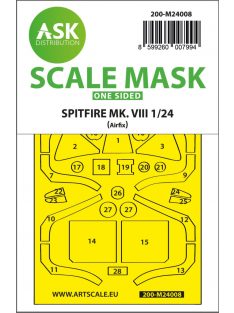   Art Scale - 1/24 Spitfire Mk.VIII one-sided express fit masks for Airfix