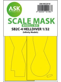   Art Scale - 1/32 SB2C-4 Helldiver wheel bays express mask for Infinity kit