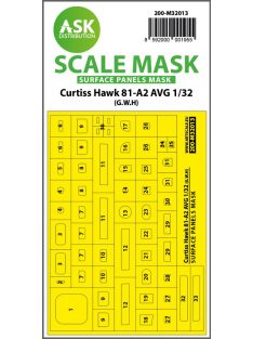   Art Scale - 1/32 Curtiss Hawk 81-A2 AVG surface panels masks for GWH