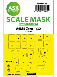   Art Scale - 1/32 A6M5 Zero double-sided express masks for Tamiya