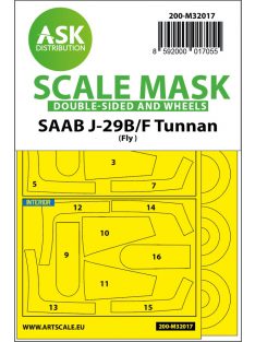   Art Scale - 1/32 SAAB J-29B/F double-sided express masks for Fly