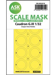   Art Scale - 1/32 Caudron G.III double-sided express masks for CSM