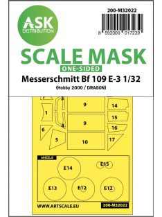   Art Scale - 1/32 Messerschmitt Bf 109E-3 one-sided express masks for 