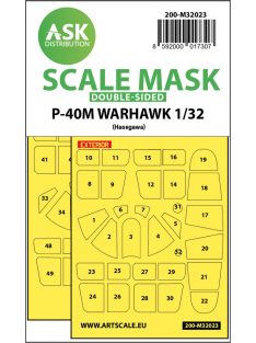   Art Scale - 1/32 P-40M Warhawk double-sided express masks for Hasegawa/Hobby2000