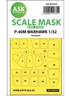   Art Scale - 1/32 P-40M Warhawk one-sided express masks for Hasegawa