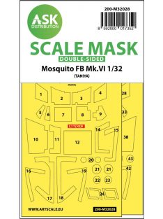   Art Scale - 1/32 Mosquito FB Mk.VI double-sided express masks for Tamiya