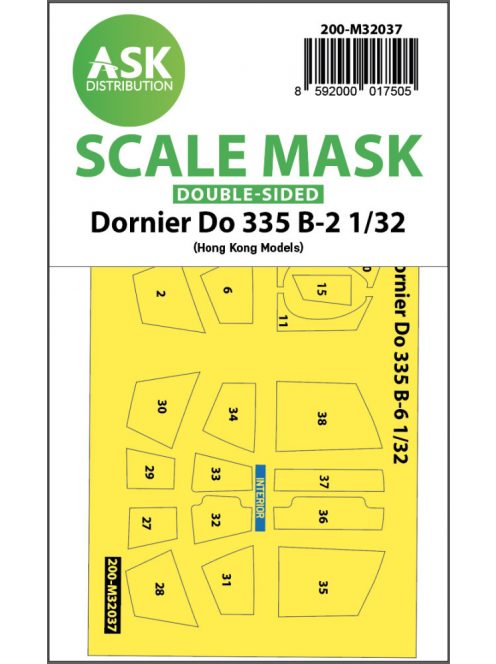 Art Scale - 1/32 Dornier Do 335B-2 double-sided mask for HK Models