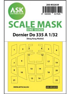   Art Scale - 1/32 Dornier Do 335A one-sided mask for HK Models