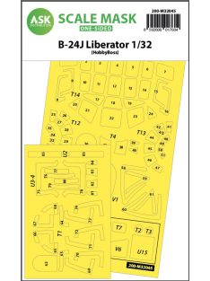   Art Scale - 1/32 B-24J Liberator one-sided mask for Hobby Boss