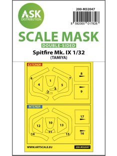   Art Scale - 1/32 Spitfire Mk.IX double-sided masks for Tamiya