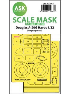   Art Scale - 1/32 A-20G Havoc double-sided express self adhesive mask for HK Model