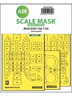   Art Scale - 1/32 Aichi D3A1 Val double-sided express self adhesive mask for Infinity 3206