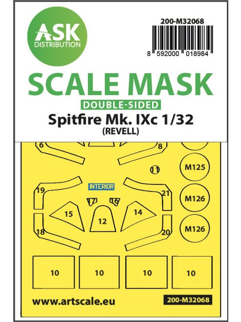 Art Scale - 1/32 Spitfire Mk.IXc double-sided fit mask for Revell