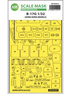Art Scale - 1/32 B-17G express fit mask for HK Model