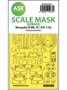   Art Scale - 1/32 Mosquito B Mk.IX/XVI  one-sided fit mask for Hong Kong Model