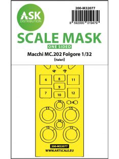   Art Scale - 1/32 Macchi MC.202 Folgore one-sided express fit mask for Italeri