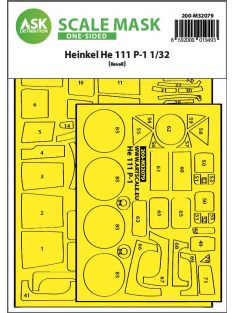   Art Scale - 1/32 Heinkel He 111P-1  one-sided express fit mask for Revell