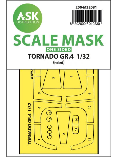 Art Scale - 1/32 Tornado GR.4 one-sided express fit mask for Italeri