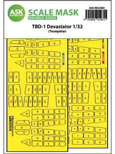   Art Scale - 1/32 TBD-1 Devastator double-sided express fit mask for Trumpeter