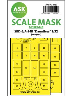   Art Scale - 1/32 SBD-5/A-24B Dauntless one-sided express fit mask for Trumpeter