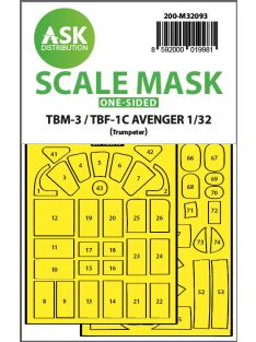   Art Scale - 1/32 TBM-3/TBF-1C one-sided express fit mask for Trumpeter