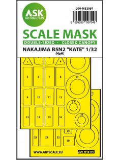   Art Scale - 1/32 B5N2 Kate closed canopy - double-sided express mask for Infinity