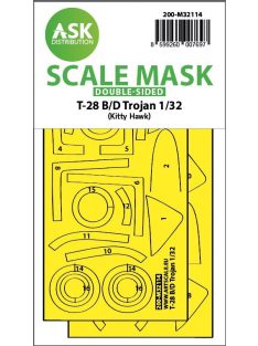   Art Scale - 1/32 28-B/D Trojan double-sided express fit mask for Kitty Hawk