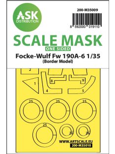   Art Scale - 1/35 Fw 190A-6 one-sided painting mask for Border Model