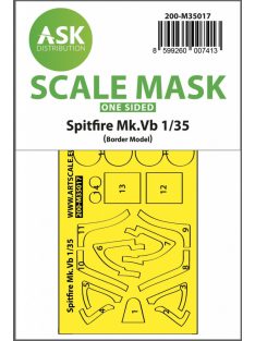   Art Scale - 1/35 Spitfire Mk.Vb one-sided express fit painting mask for Border Model