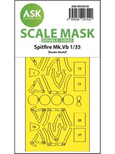   Art Scale - 1/35 Spitfire Mk.Vb double-sided express fit painting mask for Border Model