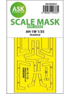   Art Scale - 1/35 AH-1W one-sided express fit painting mask for Academy