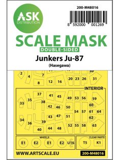   Art Scale - 1/48 Junkers Ju 87D-3 double-sided painting mask for Hasegawa / Hobby2000