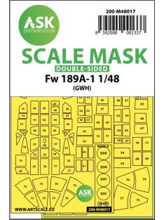   Art Scale - 1/48 Focke Wulf Fw 189 double-sided painting mask for Great Wall Hobby