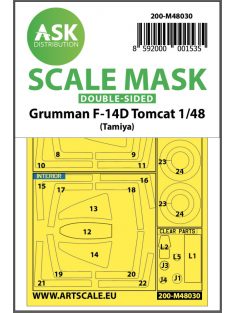 Art Scale - 1/48 F-14D double-sided painting mask for Tamiya