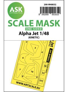   Art Scale - 1/48 Alpha Jet one-sided painting mask for Kinetic