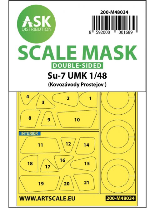 Art Scale - 1/48 Su-7 UMK double-sided painting mask for KP