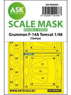   Art Scale - 1/48 F-14A Tomcat double-sided painting mask for Tamiya