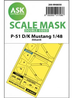   Art Scale - 1/48 P-51D/K Mustang double-sided mask for Eduard