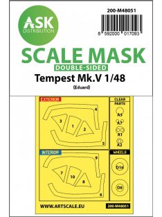   Art Scale - 1/48 Tempest Mk.V double-sided express mask for Eduard