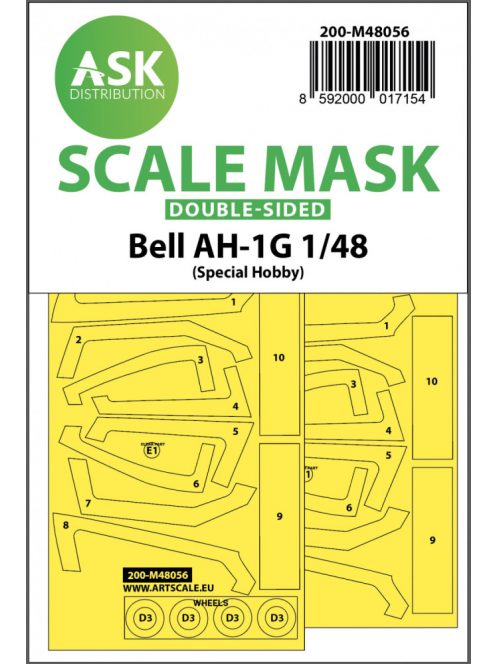 Art Scale - 1/48 Bell AH-1G double-sided express mask for Special Hobby