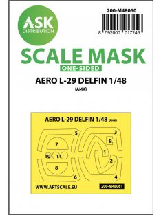   Art Scale - 1/48 AERO L-29 DELFIN one-sided express mask for AMK