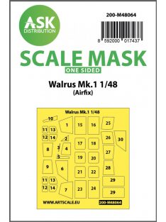 Art Scale - 1/48 Walrus Mk.1 one-sided mask for Airfix